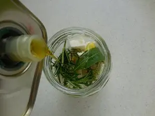 Feta à l'huile d'olive aux herbes : etape 25