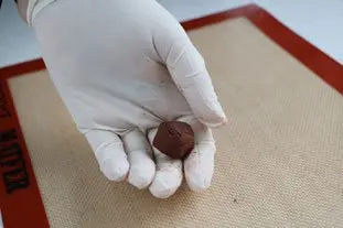 Truffes en chocolat : etape 25