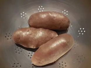 Pommes de terre en portefeuille : etape 25