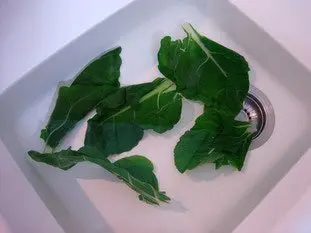 Saumon roulé aux feuilles de bettes