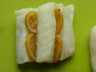 Filet de poisson au citron confit : etape 25