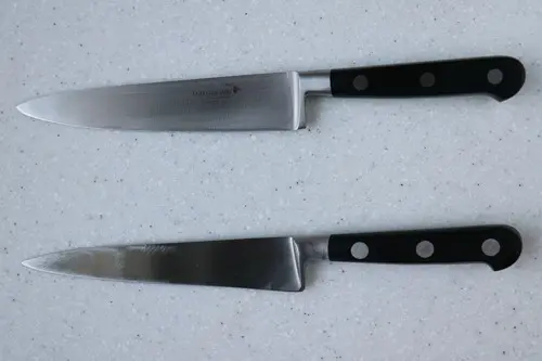 couteau usé vs couteau neuf