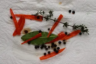Huile pimentée : Photo de l'étape 6