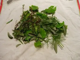 Salade d'herbe : Photo de l'étape 2