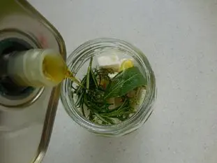 Feta à l'huile d'olive aux herbes : Photo de l'étape 9