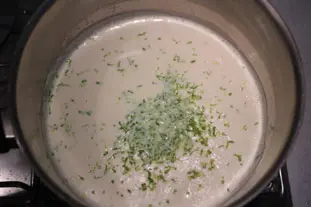 Crème pâtissière au citron vert : Photo de l'étape 1