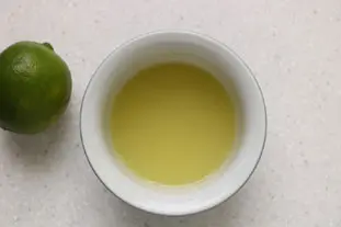 Crème pâtissière au citron vert : Photo de l'étape 2