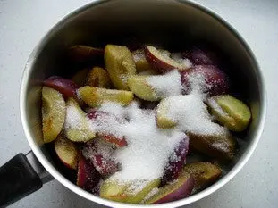 Compote de prunes : Photo de l'étape 3