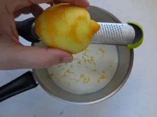 Crème pâtissière au citron : Photo de l'étape 1