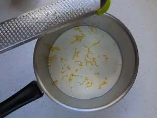 Crème pâtissière au citron : Photo de l'étape 2