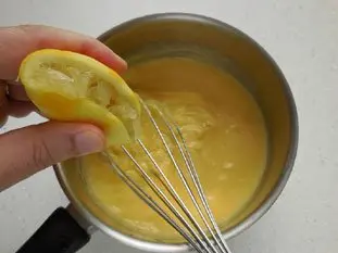 Crème pâtissière au citron : Photo de l'étape 7
