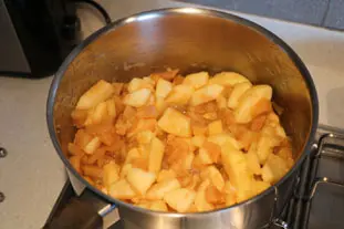 Compote coings-pommes : etape 25