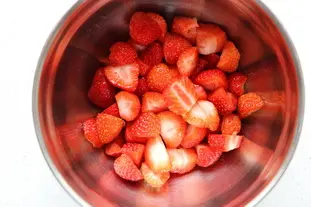 Clarification de fraises : Photo de l'étape 1