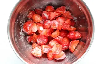 Clarification de fraises : Photo de l'étape 2