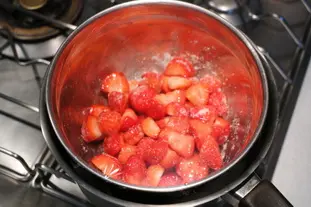 Clarification de fraises : Photo de l'étape 3