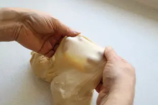 Pâte levée feuilletée (pâte à croissants) : Photo de l'étape 5