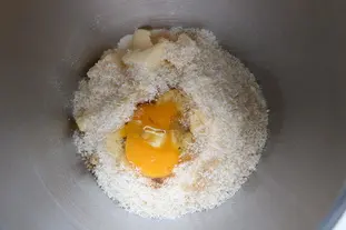 Pâte sablée coco : Photo de l'étape 1