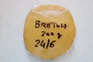 Pâte à sablés Bretons : Photo de l'étape 6
