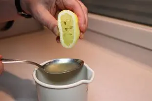 Mayonnaise au citron : Photo de l'étape 2