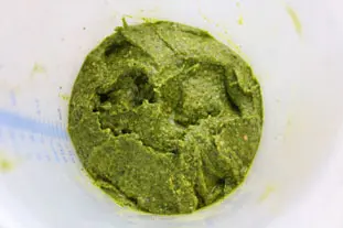 Pesto coriandre-cajou : Photo de l'étape 5