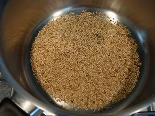 Saumon grillé à la crème de mâche : Photo de l'étape 8