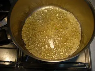 Saumon grillé à la crème de mâche : Photo de l'étape 3