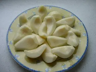 Samoussas aux poires et noix caramélisées : Photo de l'étape 1