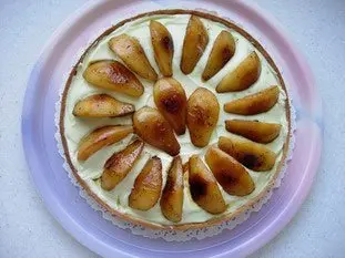 Tarte meringuée aux poires et citron vert : Photo de l'étape 10