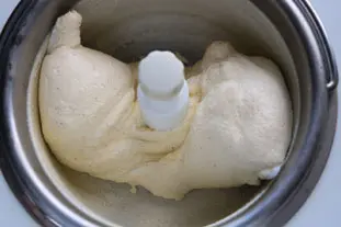 Glace à la vanille : etape 25
