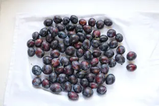 Confiture-gelée de prunes : Photo de l'étape 1