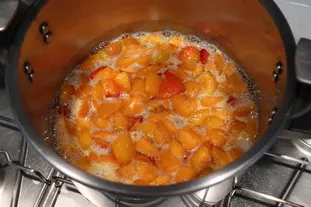 Confiture d'abricots vanillée