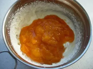 Crème fouettée à l'abricot : Photo de l'étape 2
