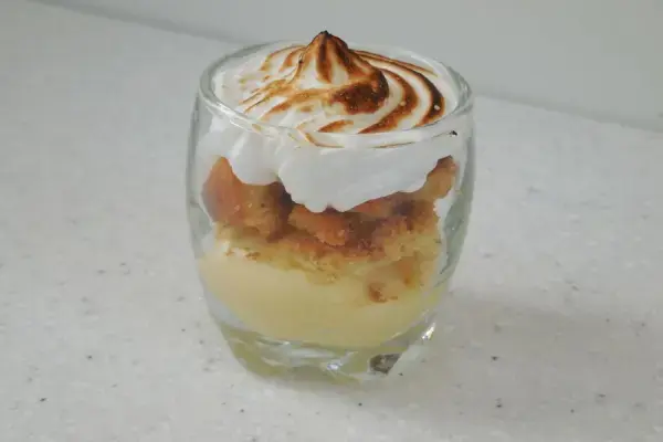 Verrines de tarte au citron meringuée