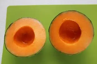 Melon-menthe : Photo de l'étape 3
