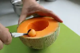 Melon-menthe : Photo de l'étape 4