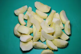 Pommes flambées Normandes : Photo de l'étape 1