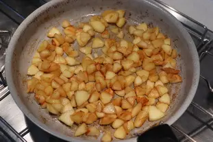 Petits flans aux pommes caramélisées : Photo de l'étape 3