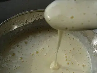 Mi-cuit au chocolat et coulis de framboises : Photo de l'étape 7