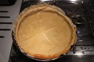 Flan croustillant pistache-amandes-abricots : Photo de l'étape 7