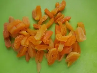 Flan croustillant pistache-amandes-abricots : Photo de l'étape 8