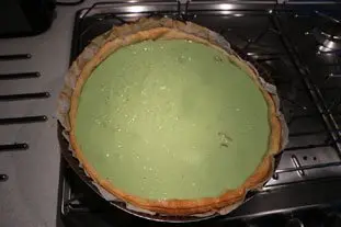 Flan croustillant pistache-amandes-abricots : Photo de l'étape 10