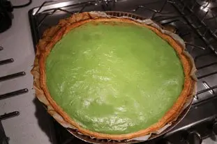 Flan croustillant pistache-amandes-abricots : Photo de l'étape 11