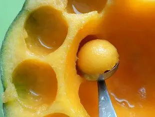 Melon glacé au Porto : Photo de l'étape 2