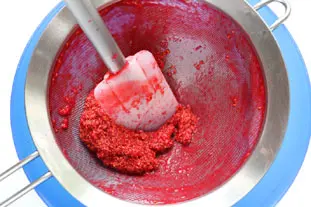Sorbet framboises : Photo de l'étape 3