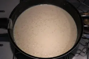 Riz au lait au chocolat : Photo de l'étape 3