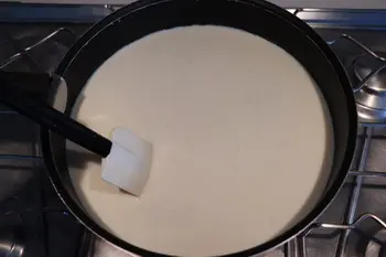 Riz au lait aux châtaignes et poires pochées : Photo de l'étape 4
