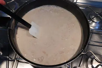 Riz au lait aux châtaignes et poires pochées : Photo de l'étape 5