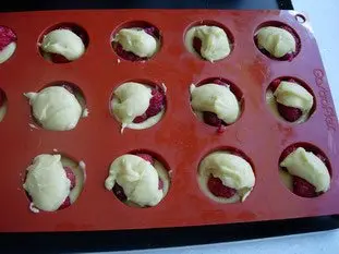 Muffins aux framboises : Photo de l'étape 5