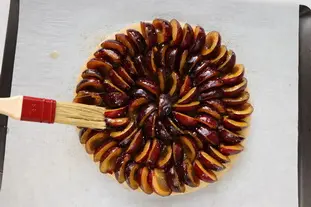 Tarte astucieuse aux prunes : Photo de l'étape 10