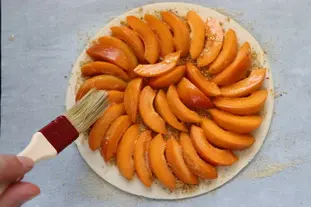 Tarte croustillante abricot et pistache